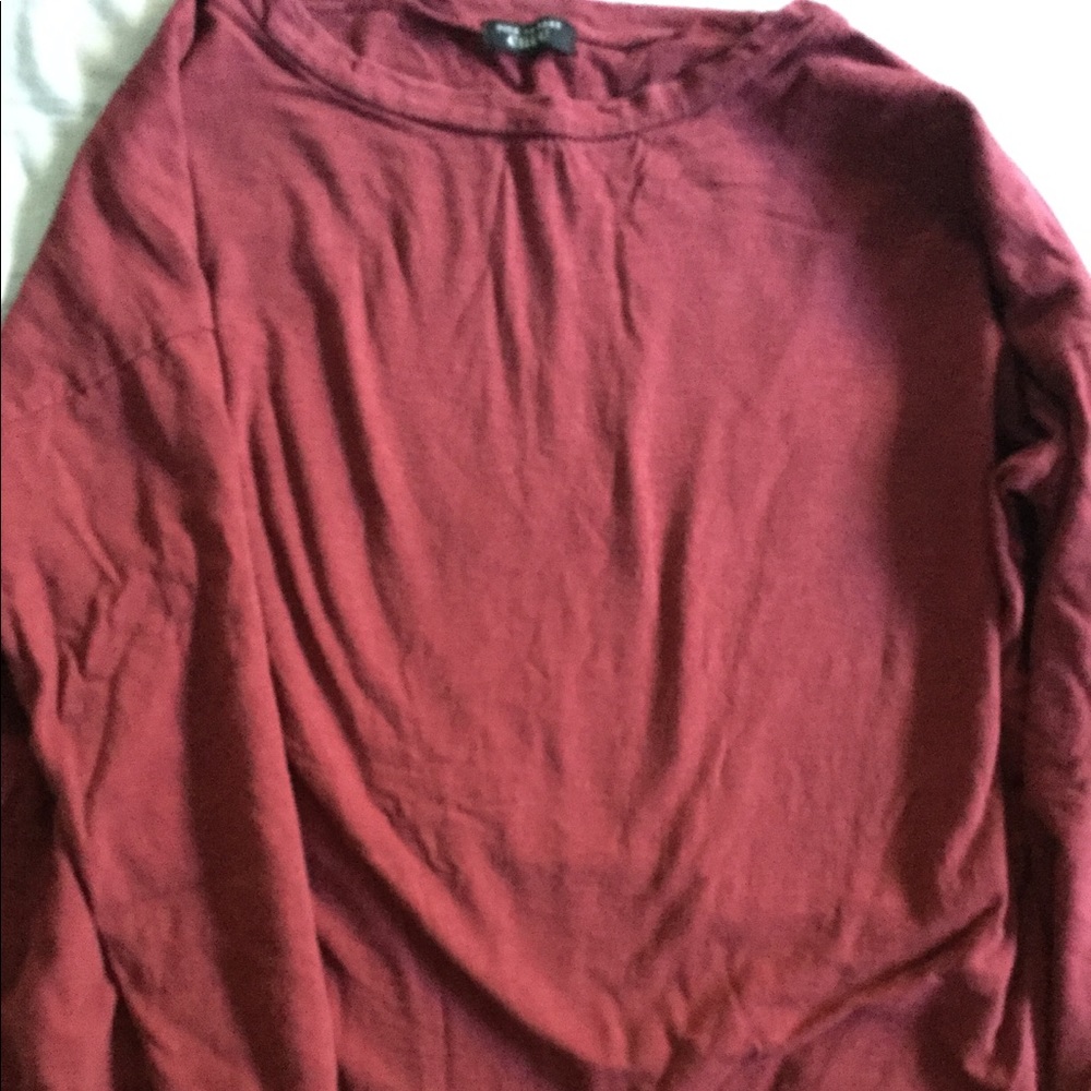 Maroon mid sleeve
